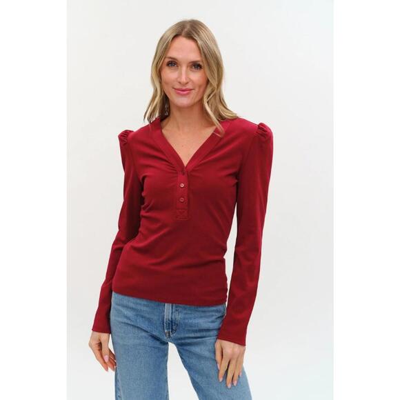 Emily Ribbed Top - Picture 1 of 3